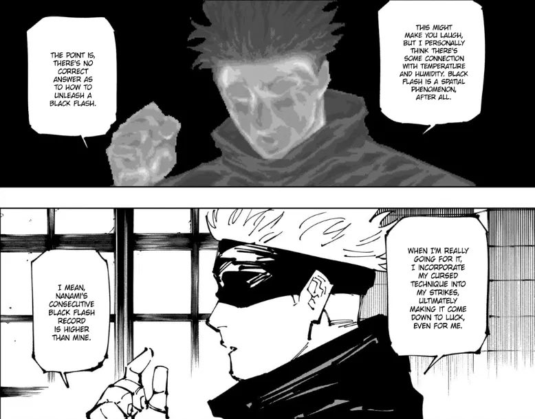 TwistedTempoj's tweet photo. @zzsilentlk @154isa_ @_Arctus @Zzol_dyck "Power system is incosistent when nothing about it is inconsistent" well this is the best shonen of the century with no power system inconsistency but the author can’t even explain why Black Flash can't be used at will https://t.co/8jGC9v5QJo