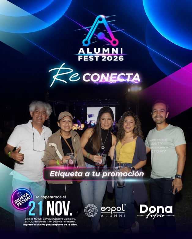 AlumniEspol's tweet photo. Desliza y encuentra a tu grupo en cada imagen ➡️👀

🗓️ 21 de Noviembre
🕔 17h00 a 23h00
📍 Lugar: Coliseo Nuevo, Campus Gustavo Galindo
🎟️ Adquiere tu pase en: https://t.co/fyu5tzjmUk

La historia que comenzó en ESPOL merece nuevos encuentros. ¡Nos vemos en el Alumni Fest! 💙✨ https://t.co/Tc7a3vIKCc