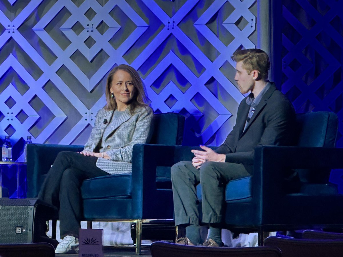 DRIScience's tweet photo. DRI’s Erik Henzl joined Switch’s Missy Young for a discussion on data centers at #IndyFest2026, hosted by @TheNVIndy. Erik shared key statistics from a report he co-authored with Sean McKenna, bringing research-based insights to the conversation. https://t.co/ikuhZ3Pk03 https://t.co/oTMjpIvcxM