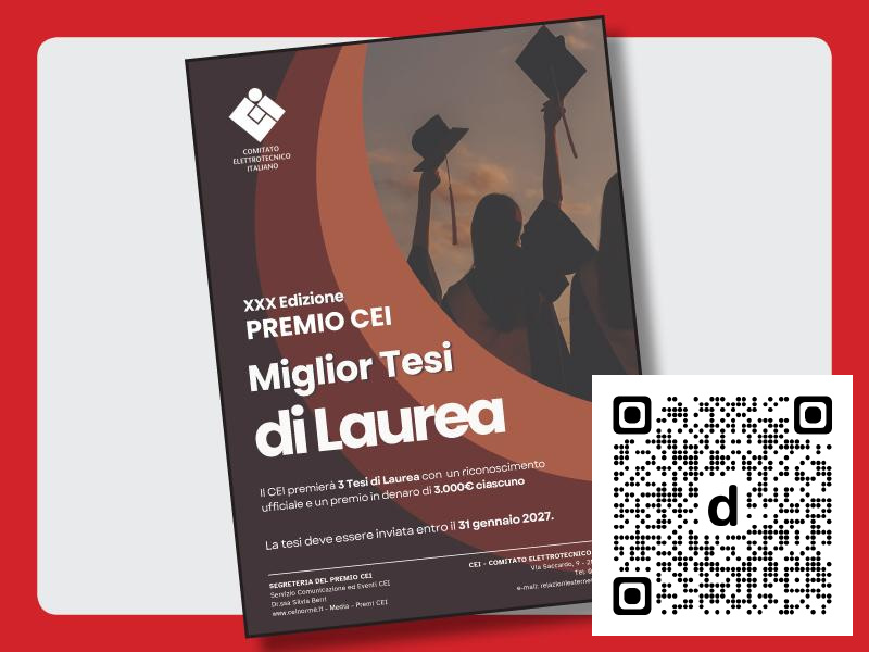 SecSolution's tweet photo. Premio CEI Miglior tesi di laurea 2026: al via la 30ª edizione dlvr.​it/TW2Xlk https://t.co/vEbmxJ6R19
