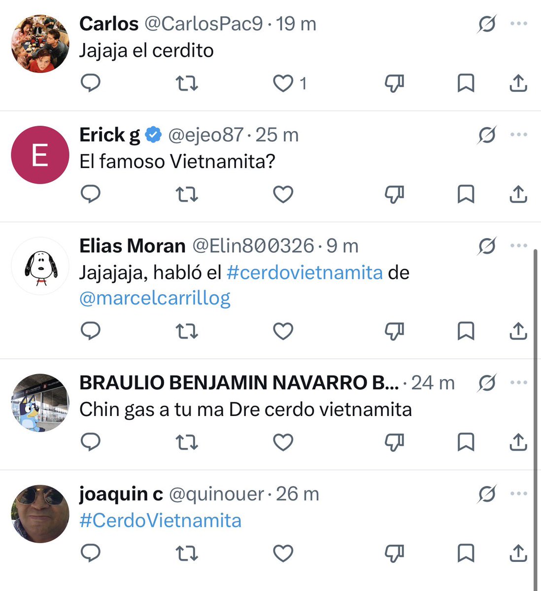 marcelcarrillog's tweet photo. El palero de @PonchoGutz es tan patético que tiene que mandarme bots a defenderlo. Tanto que mama con sus imaginarias campañas artificiales de la derecha, mientras este vividor se gasta el dinero de nuestros impuestos en cuentas de bots.

Lo que es no tener vergüenza. https://t.co/DCAVk2gHdy