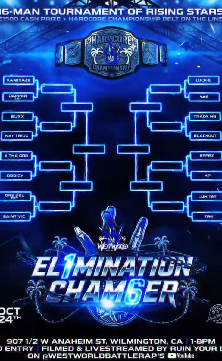 Achilles6996's tweet photo. Tommorow @RTWestWorld will be having their tournament. On YT for FREE🔥🔥🔥🔥

https://t.co/VHDaIWapXa

This is the time to review all of the new talent coming out of California and the West Coast. 💯💯💯💯💯

I got permission from the league owners to tell every single blogger ...... the same way they covered the trenches tournament ..... That this is a free tournament stream on YouTube .....
And to cover this the same way with live reactions.

If you care about battle rap and you want to know about the new and upcoming Talent for the West coast..... Tune in.

This is 100% getting my support when it comes to Talent rising🔥🔥🔥🔥

@RTWestWorld 

@THEREALANGRYFAN @chrisTEX @AceIsWorking @piperboywilliam @ChrisUnbias @JoeyNine3 @TopfloorLut @ItsBabyGator @Jayblac1615