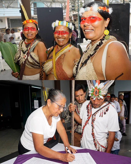 Image from Viceministerio de Pueblos y Nacionalidades (@Vice_PyN)