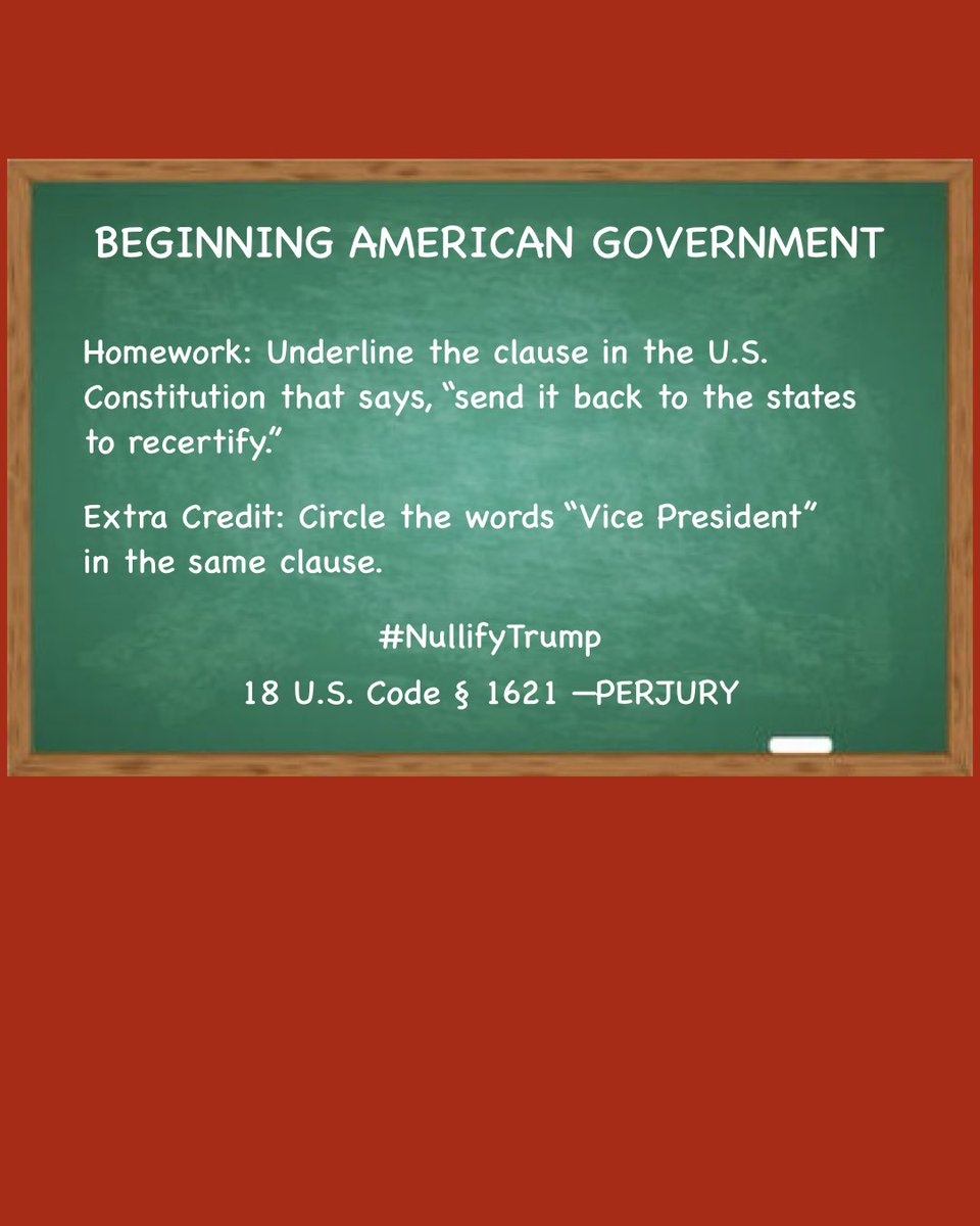 RonaldGrey's tweet photo. 📜 Re: January 6, 2021
It’s the U.S. Constitution, stupid!
(ANSWER: Amendment XX, § 3)
#NullifyTrump https://t.co/uDd35hoEvo