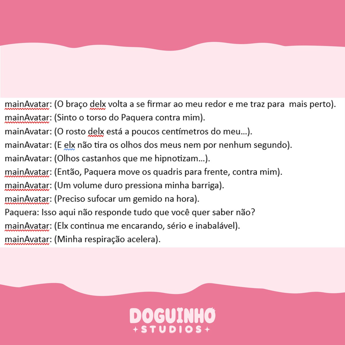 doguinhostudios's tweet photo. Hoho! Quem é esse paquera? https://t.co/nJgGPEEUmY