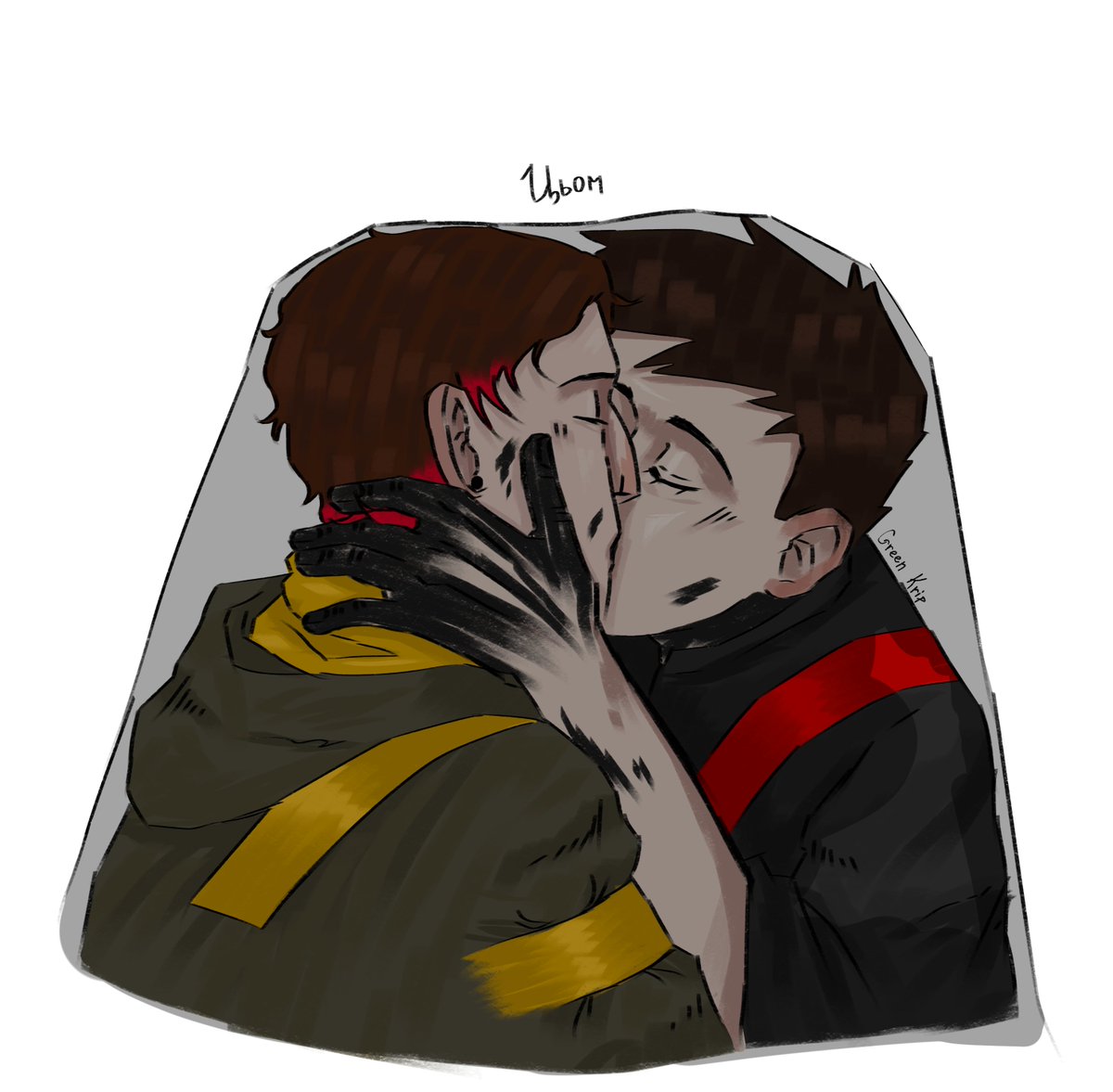Green_Krip's tweet photo. Cliquetober 2026 Day 23 – Disguise (mini comics)

Idea inspiration by: morgana_arts (inst)
@artbytheclique 
#twentyønepilots #clancybearer #cliqueart https://t.co/4KSMyhDUVB