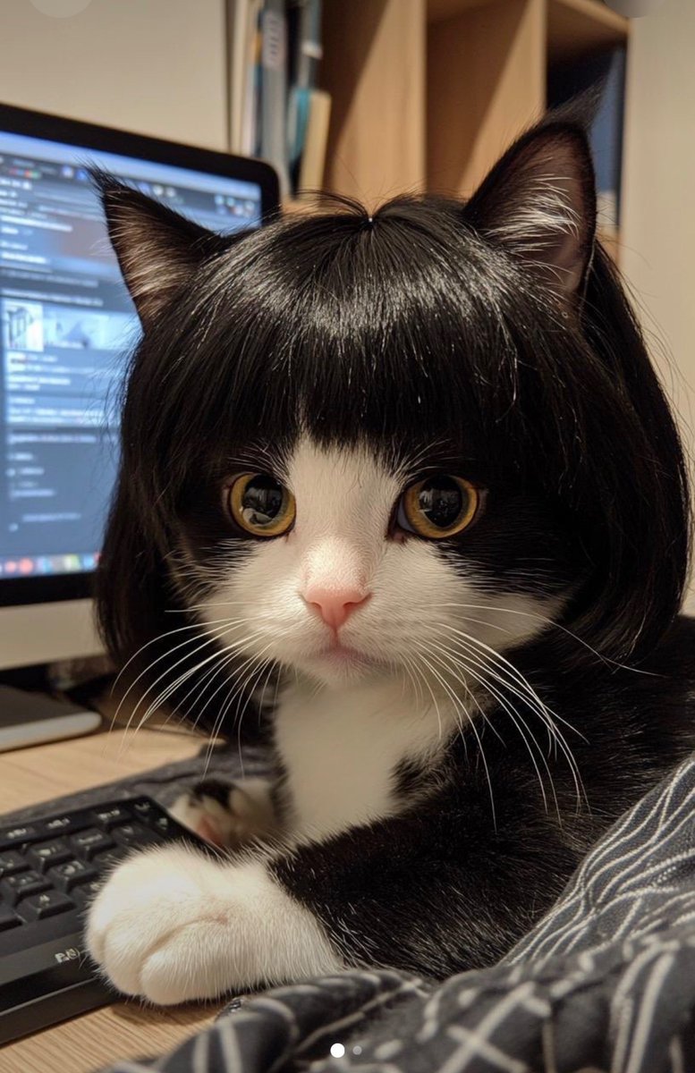 animal_kyawa_'s tweet photo. すごく似合ってるw https://t.co/ldlbjAhp56