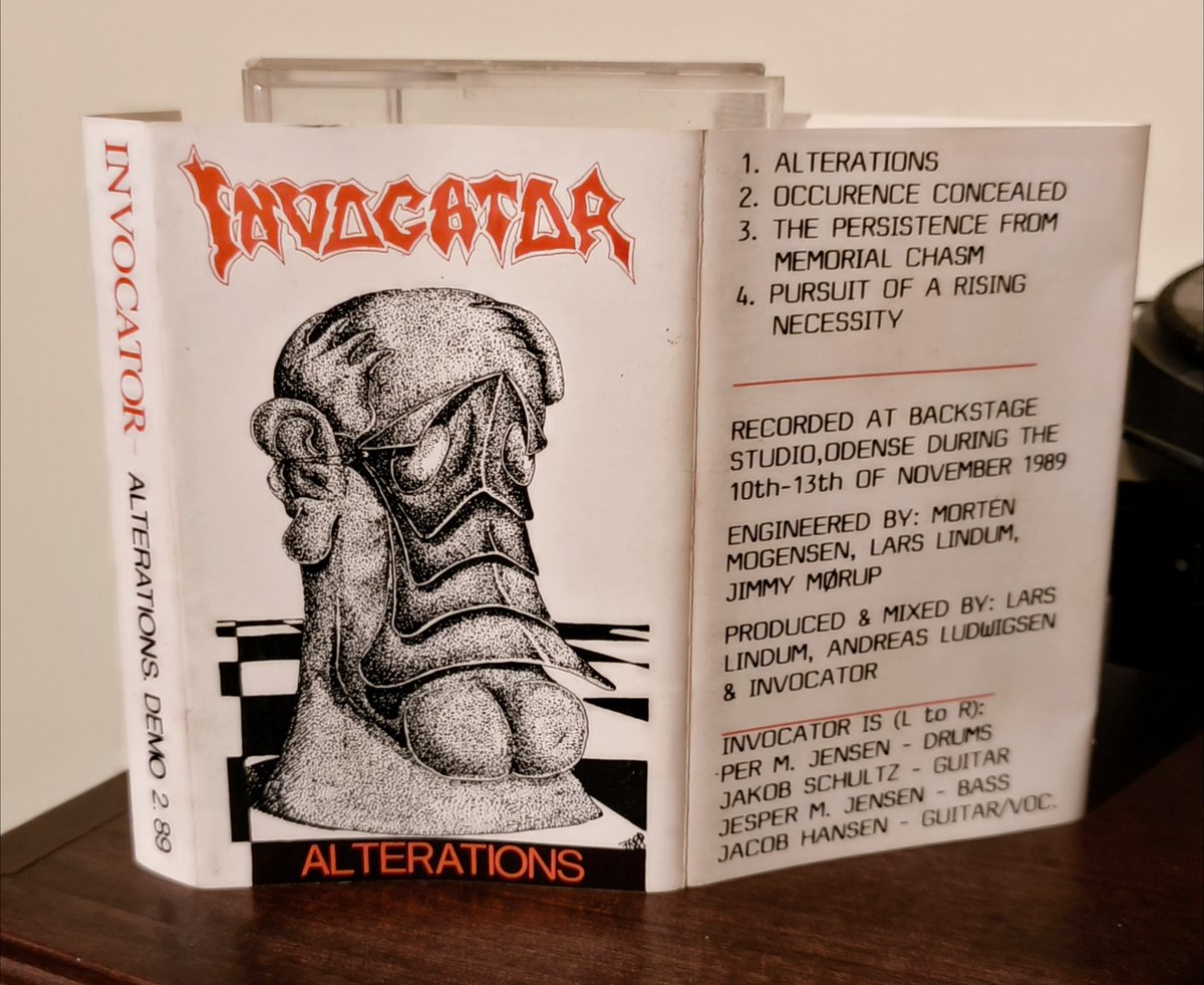 divinenothuman's tweet photo. Revisiting more tapes from my collection π»
π©π° INVOCATOR: "Alterations" (1989) demo-tape
π§ https://t.co/jzyzbJguzB
#Invocator #ThrashMetal #DeathMetal #nowplaying #MetalTwitter #playlist #cassette https://t.co/r2NJdjepKc