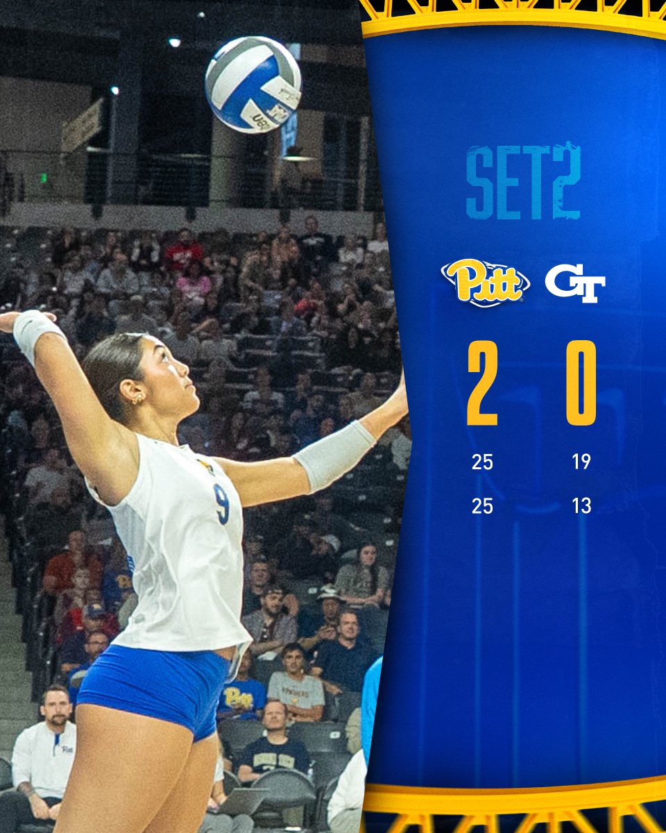 Pitt_VB's tweet photo. Took control early and rolled in set two. https://t.co/7t2XX0xfJJ