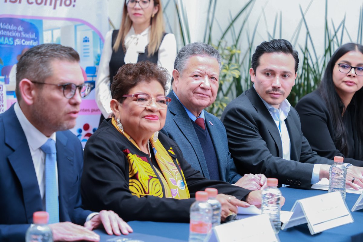 gobiernohidalgo's tweet photo. ⚖️ Hidalgo fue sede del arranque nacional de los Módulos de Atención Social ¡Sí Confío!, de la @FGRMexico, una estrategia que busca garantizar orientación oportuna y eficiente que promueva la cultura de la denuncia. https://t.co/5xtgZnbX1r