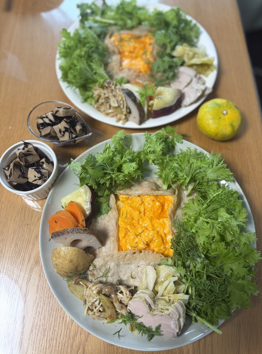 enkaizuki's tweet photo. おはようございます♪蕎麦粉ガレットです♪ https://t.co/pUbZ89pJWE