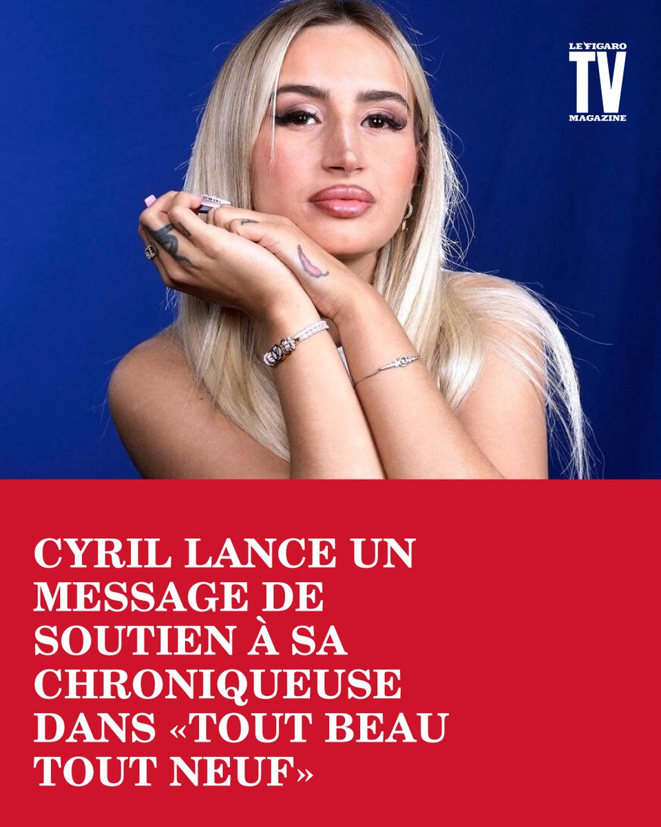 TVMAG's tweet photo. #Rediff «On pense très fort à Polska!» : Cyril lance un message de soutien à sa chroniqueuse dans «Tout beau tout neuf»👉 https://t.co/SzgmqsoW6O https://t.co/Q36yEwkWGW