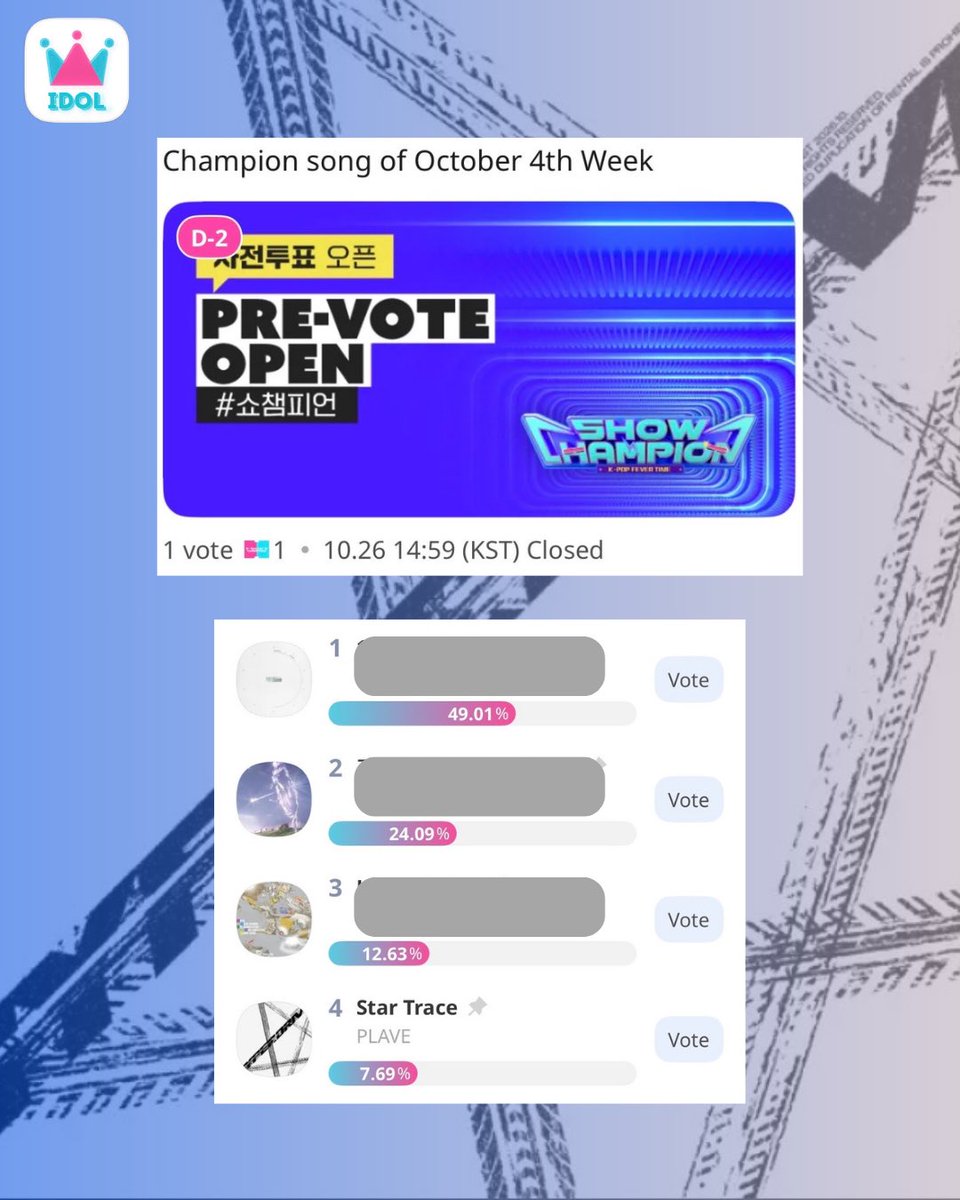 hungry_muhmo's tweet photo. 🗳️ONGOING VOTE - OCT 2026🗳️

1. https://t.co/mdWhVkLthu
2. https://t.co/RTOhGWdUaY
3. https://t.co/QJxzFirkxD
4. https://t.co/KCgUPGLUmw

🎬M/V Stream: https://t.co/8e36fhRxfF

🎧Music Stream: https://t.co/fqr3goyedb

📌V0te and Str3aming Guide: https://t.co/G05lHpqsG4 https://t.co/XVWbnQjNV3