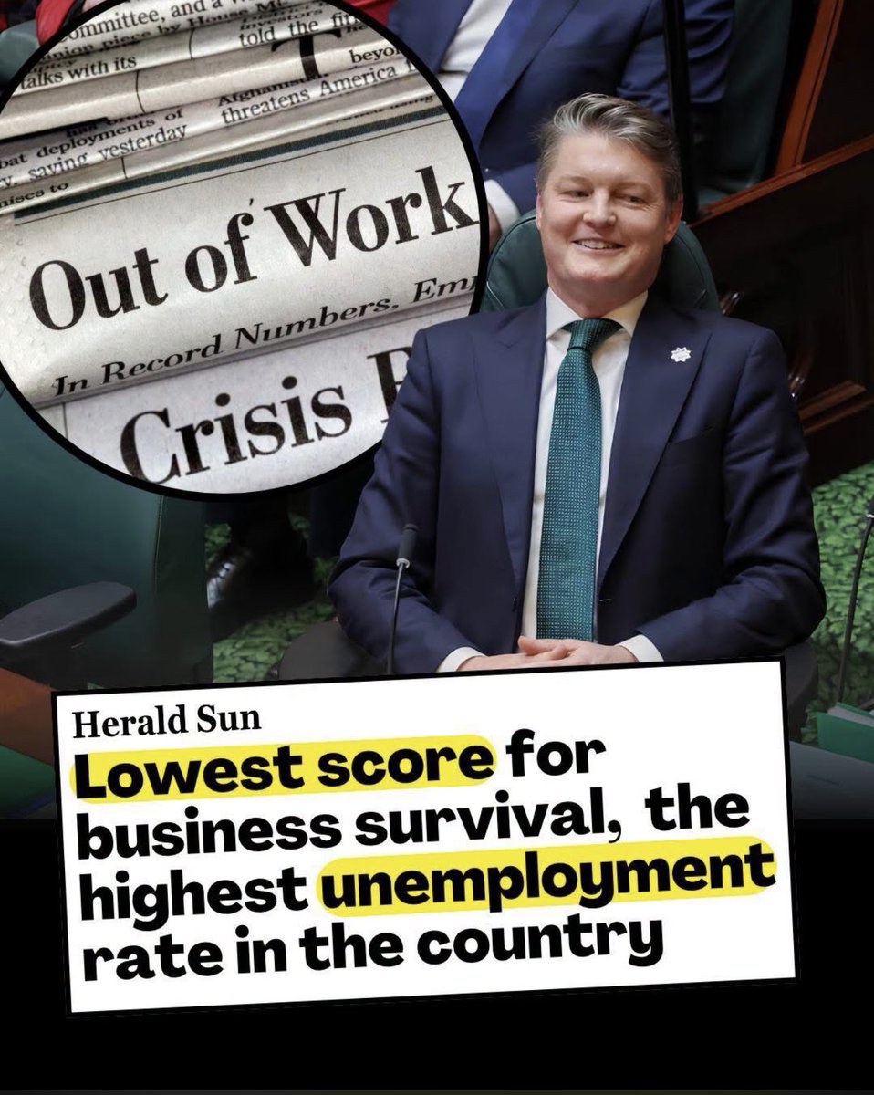 allisonhare's tweet photo. @BenCarrollMP I’ve got a better headline… https://t.co/mKyTjpunY1