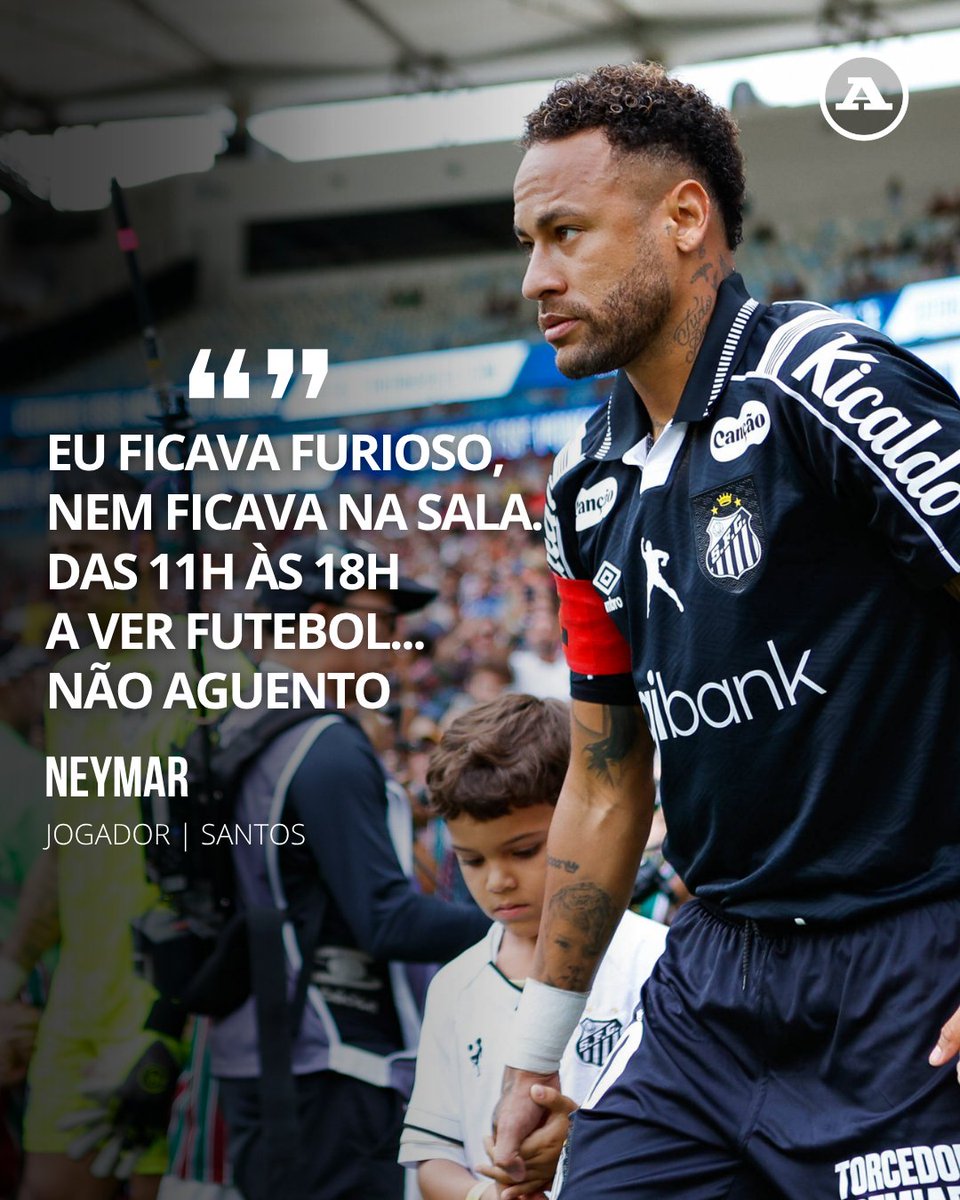 abolapt's tweet photo. Neymar já traça planos para o momento em que pendurar as chuteiras.🇧🇷

O camisola 10 do Santos revelou a intenção de cumprir um período sabático logo após colocar um ponto final na carreira e admitiu que, apesar da paixão pelos relvados não gosta de ver jogos na televisão.👀 https://t.co/SfZlJtxuxj