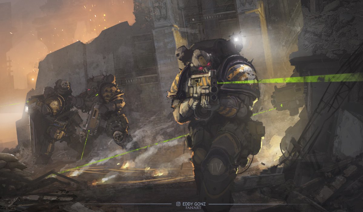 40kARTdotcom's tweet photo. Iron Warriors Warhammer 40k Art

Artist: Eddy Gonzalez Davila https://t.co/7JcxJbf7dq