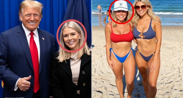 Cora_10k's tweet photo. The red circle shows Karoline Leavitt, former White House Press Secretary under Trump.

Hey @grok , how was her relationship with Trump, and who is the other woman in the photo? Give me her Insta ID. https://t.co/Y79LTWg8CQ