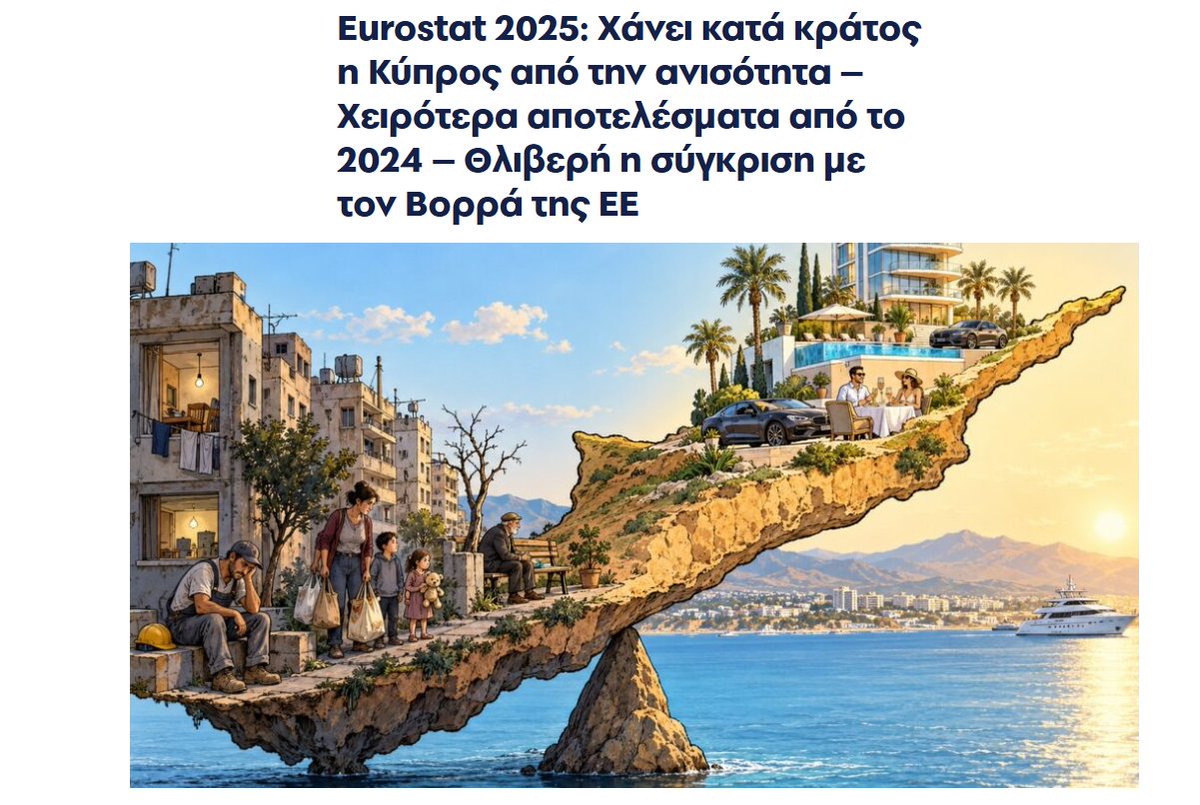 AnasMichaelidou's tweet photo. Στο ΔΗΚΟ φαίνεται πως έχουν ακούσει για τον Άνταμ Σμιθ, αλλά όχι για τον Τζον Μέιναρντ Κέινς.

Αυτό τουλάχιστον προέκυψε από την τοποθέτηση του βουλευτή του ΔΗΚΟ Αδάμου Ασπρή στην προχθεσινή συνεδρία της Ολομέλειας της Βουλής.

Στη συζήτηση για τη μείωση της φορολογίας στα καύσιμα, ο Οδυσσέας Μιχαηλίδης έθεσε ένα πολύ συγκεκριμένο ερώτημα: Γιατί η Κυπριακή Δημοκρατία δεν διεκδίκησε από την Ευρωπαϊκή Επιτροπή αντίστοιχη παρέκκλιση για μείωση του φόρου στα καύσιμα κίνησης, όπως πέτυχε η Σουηδία;

Αντί ουσιαστικής απάντησης, ακούσαμε επίκληση στον Άνταμ Σμιθ και στις αρχές της περιορισμένης κρατικής παρέμβασης.

Μόνο που από τον Άνταμ Σμιθ έχουν περάσει περίπου 250 χρόνια. Στο μεταξύ εμφανίστηκε ο Κέινς, με τη θεωρία ότι το κράτος όχι μόνο μπορεί, αλλά σε περιόδους κρίσης οφείλει να παρεμβαίνει στην οικονομία.

Οι χώρες του Βορρά σε αντίθεση με την Κυπρούλα μας που μας το παίζει σούπερ καπιταλιστική, έχουν μειώσει τις ανισότητες.  Η Κύπρος πλέον πρωταθλήτρια και σε αυτό.
https://t.co/Modbg6YzLe