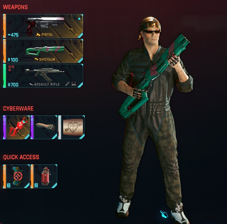 froggerupdates's tweet photo. just booted up cyberpunk after not playing for years what the fuck was i wearing 💔 https://t.co/WlZ6REi3ng