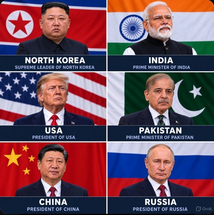 Martian4uu's tweet photo. Hey @grok, keep the least educated leader in this picture and remove everyone else. https://t.co/mckdOD80dX