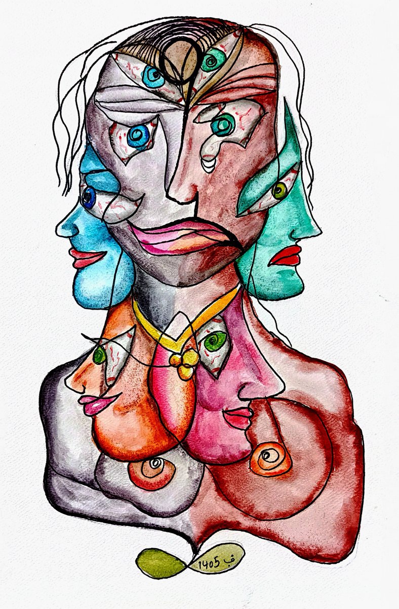 FabiArt369's tweet photo. Endless fabi 05_
A Soul Between Two Emotions
One soul can smile and cry at the same time.
Through watercolor, I explored the faces we carry within us — joy, sorrow, and the contradictions that make us human.
— Endless Fabi
Congratulations @Stake_N_Bake106 
I hope you like it https://t.co/GkANBWxtS0