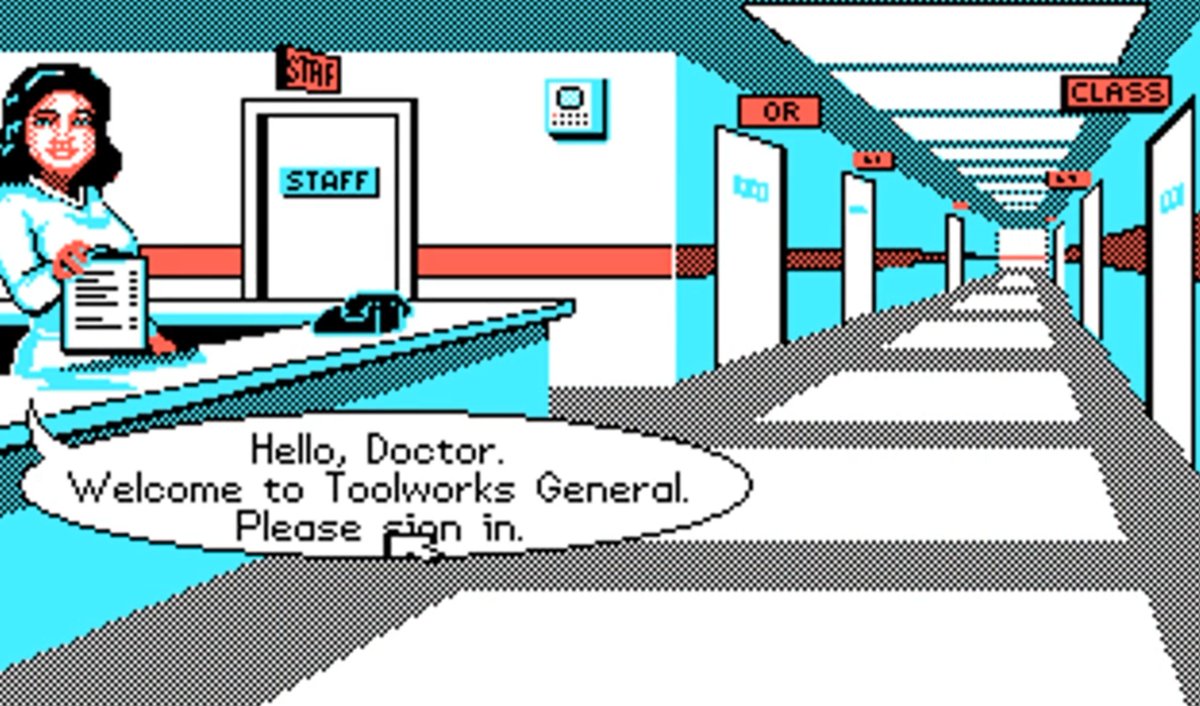 PixelSingleCell's tweet photo. @saharaeyes999 Ah my bad, not quite the same one! We’re actually taking cues from Life &amp; Death (the 1988 DOS surgery classic). But man, yours looks super interesting too—definitely down to give it a spin sometime!🧠 https://t.co/ibo5822A9p