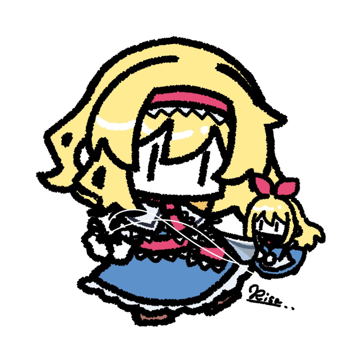 RISA_mashu's tweet photo. ﾐﾆアリス https://t.co/orAIWaXaya