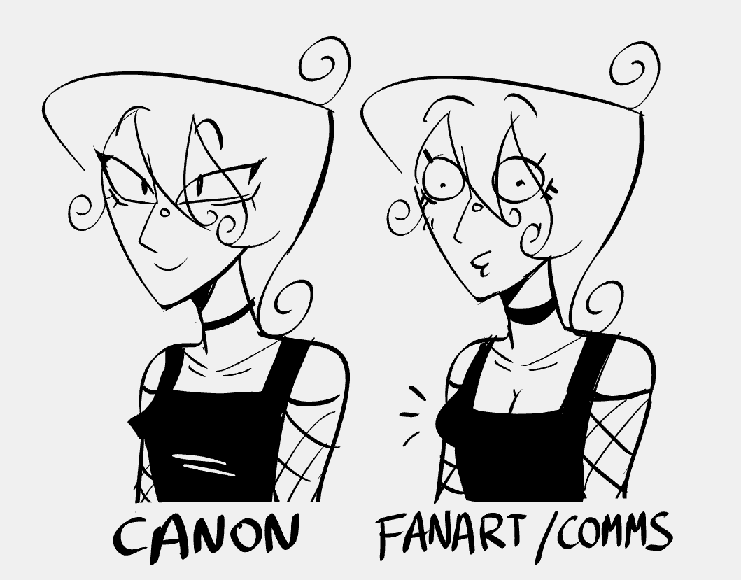 NotKrosNini's tweet photo. Un fenómeno curioso que noté en los fanarts y dibujos que hacen de Eli SJKJDKS https://t.co/YVysBOeObG