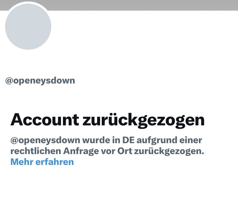 AxelTurck's tweet photo. @SonguelSunny @openeysdown Er ist weg https://t.co/NRTXg5Xe2b