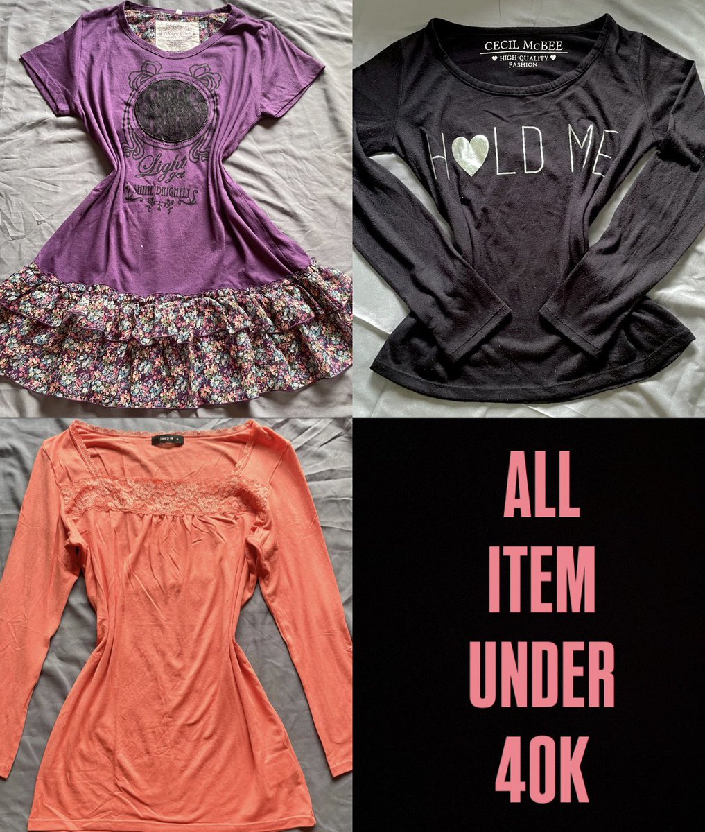 springkhells's tweet photo. [𝐍𝐄𝐖 𝐈𝐓𝐄𝐌𝐒]
────୨ৎ────
𝓑𝓐𝓣𝓒𝓗 4 .ᐟ ☘︎ 
wts preloved pribadi NO JADUL!! y2k, floral, morikei, goth &amp; trendy ⊹ ࣪ ˖ ໒꒱ ♥️
𓏵‧₊˚ ┊𝙢𝙞𝙣𝙖𝙩? 𝙧𝙚𝙥𝙡𝙮 𝙤𝙧 𝘿𝙈!

𓏲ּ𝄢 insta @whimsycalluso ꫂ᭪݁
📍Palembang 𝒃𝒊𝒔𝒂 𝒄𝒐 𝒔𝒉𝒐𝒑𝒆𝒆𝒇𝒓𝒆𝒆𝒐𝒏𝒈!🍅 https://t.co/tMPvXmd7v7