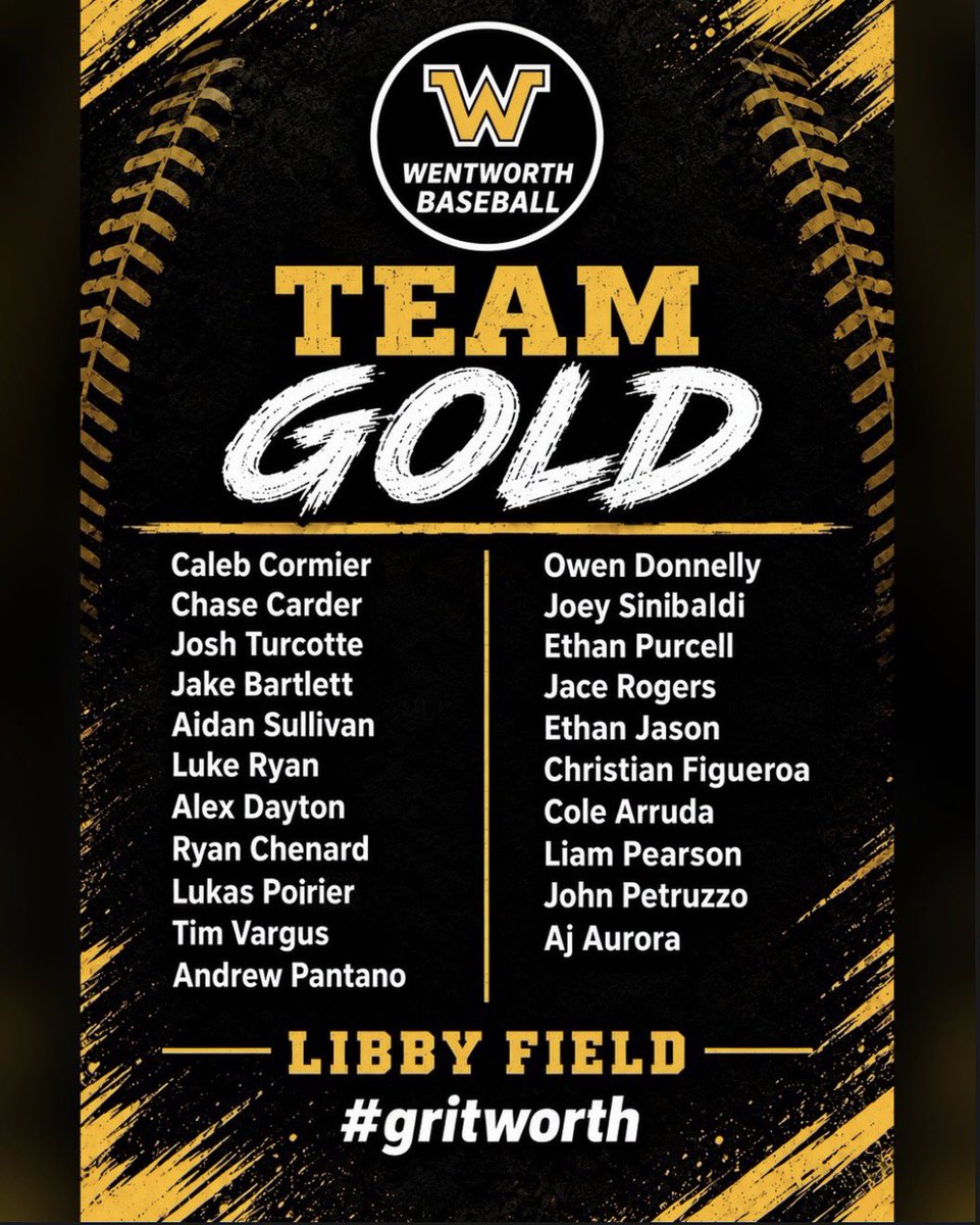 Witbaseball's tweet photo. Black vs Gold!
Come join us at Libby Field on 10/24 10am start and 10/25 2:30pm start for our annual fall intersquad games. 🐆⚾️
#gritworth https://t.co/R98wJ5c09P