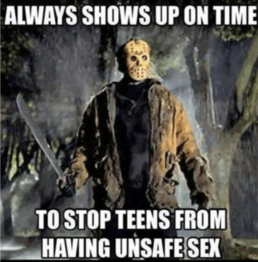 Nand076's tweet photo. #MySummerAtCampCrystalLake I Taught Sex Education https://t.co/ikBgPazAaJ