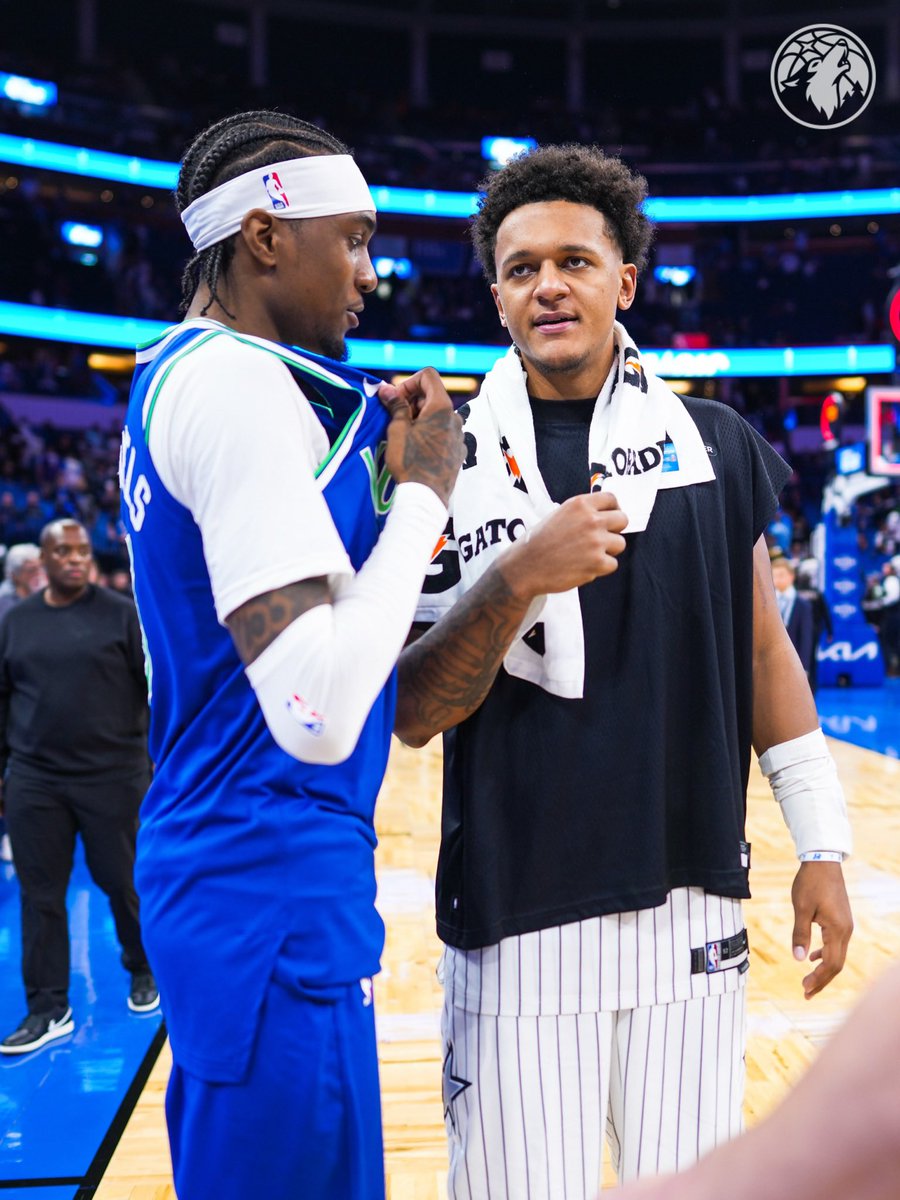 Timberwolves's tweet photo. gg, @OrlandoMagic 🤝 https://t.co/JIb72a5Xo4