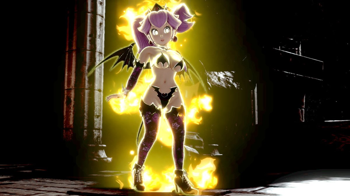 Hanxulzmods's tweet photo. Peach (Darkstalkers) #peach #princesspeach #Halloween2026 https://t.co/NkrcRB6AKQ