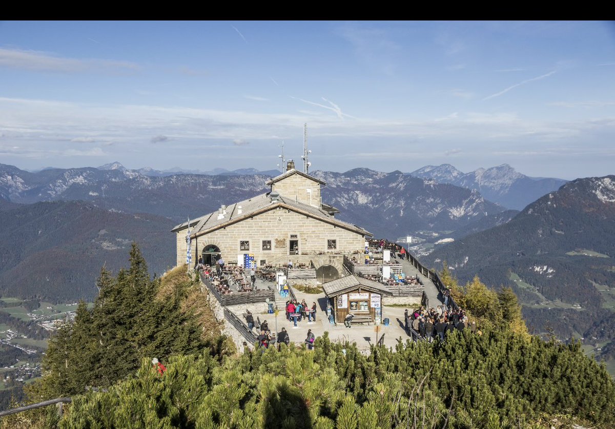 DerWulf's tweet photo. HITLER’S EAGLE’S NEST IS ENGULFED IN FLAMES IN GERMANY.

A massive fire has erupted at the Kehlsteinhaus, the historic Nazi-era retreat built for Adolf Hitler in Bavaria.

German media report that authorities are investigating possible arson and that a motorcyclist has been detained.