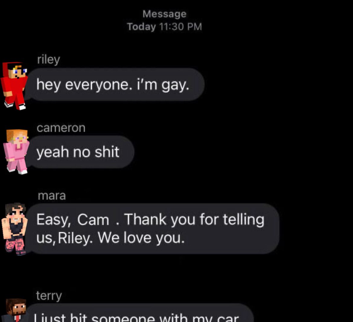 nothin9bagel's tweet photo. schlatt &amp; co group chat leak https://t.co/fFBPdkLZ0j