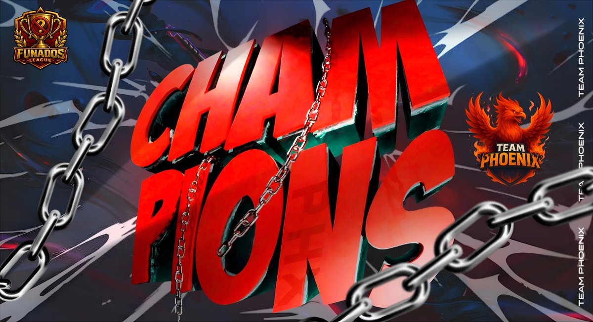 FunadosLeagueE2's tweet photo. #CR • CHAMPIONS 🔴🏆

Presentamos al equipo campeón que arrasó durante toda la competencia!

🇧🇷 @Team_PhoenixCR 

#FL2 #Champions #WeAreFL https://t.co/RNfe7Zo9TD