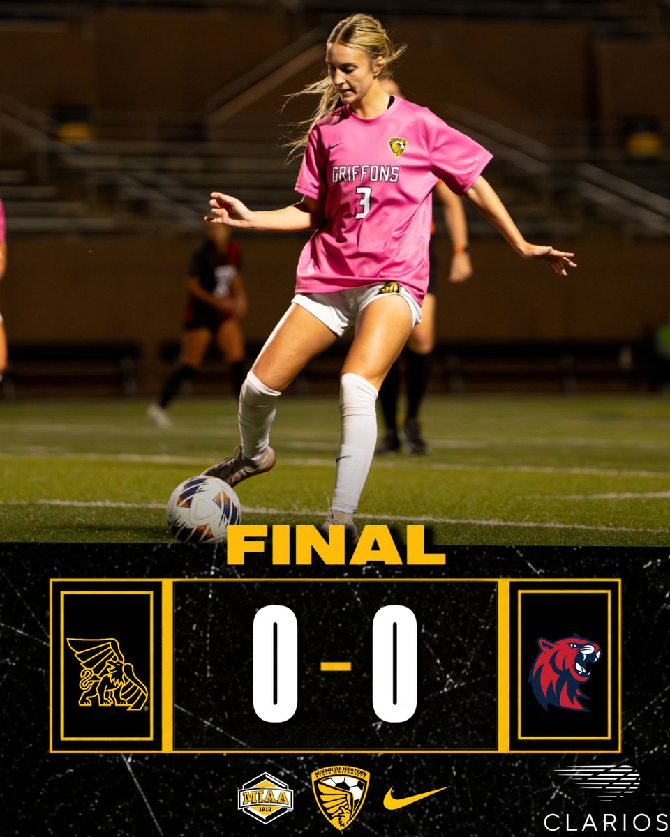 GriffonSoccer's tweet photo. Final⚽️

Senior Night draw with the Hillcats.

Back home Sunday to take on Emporia State in the final home match of the regular season.

#GriffUp🦅🦁 https://t.co/qAd7e9ONNY