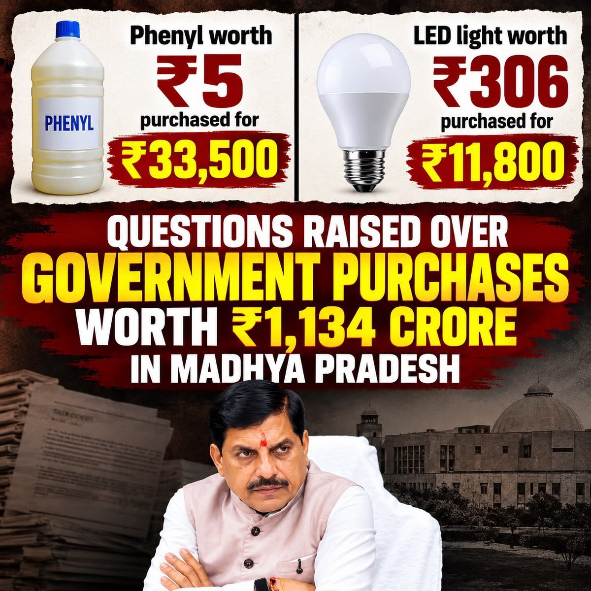 ZeroBakwas's tweet photo. Here, the BJP isn’t buying phenyl; they’re buying Amrit! 

And this bulb gives off so much light that even the Moon won’t need any lighting anymore. 💡

Nationalists will start abusing me now.

But the truth is, this is Modi Ji’s masterstroke! 💥 https://t.co/a0lUzOpUXk
