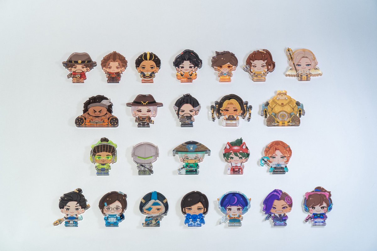 l20030720's tweet photo. Look at these adorable little standees! 🥹💕

#Overwatch https://t.co/5SzOVK7KnJ