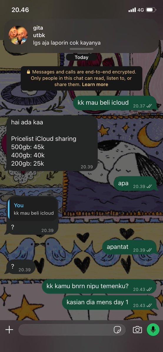 woofsang's tweet photo. scammer sharing icloud ngentod sialan lu makan dah duit haram yg gak seberapa itu tp semoga tai lu keras ajggg

033501002467566 NICHOLAS ALESSANDRO ngentod lu @byolleid_ 

#zonauang #bealanja https://t.co/Ov6BiQAZ81