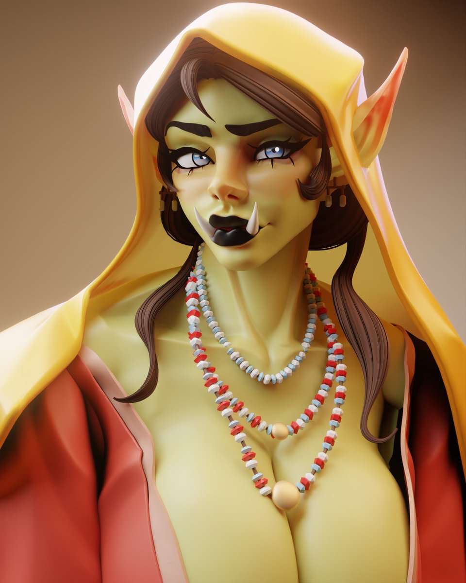 DrSleepy3D's tweet photo. Day 23 of #sculptober2026 (Tusk).
I was truly inspired by @YKshelter and wanted to sculpt their art piece for today, I hope you like it ✨
 (original piece in the comments) https://t.co/UAiL47OwGT