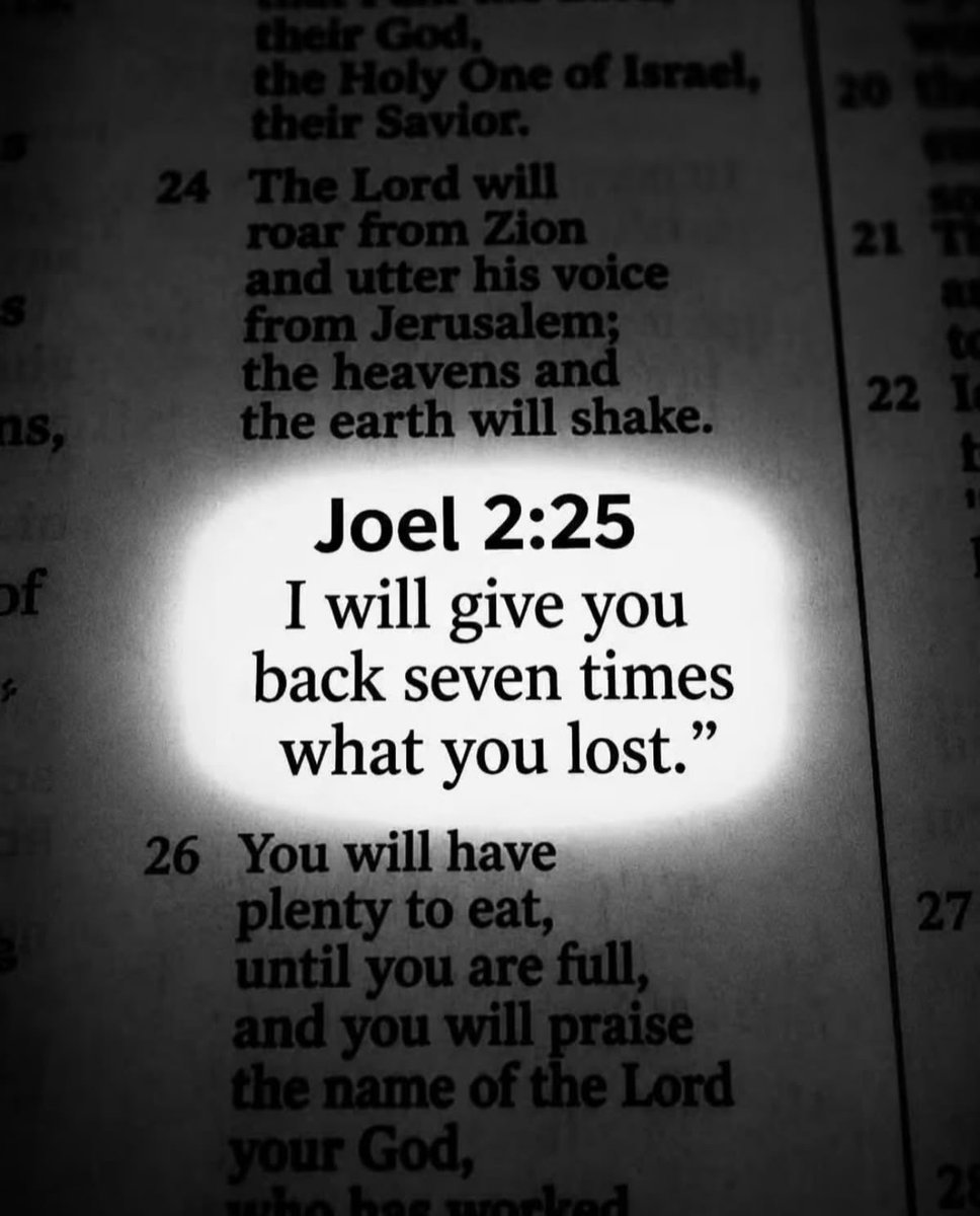 Gracebaakoko's tweet photo. Joel 2:25 https://t.co/AE9A0Ehz4y