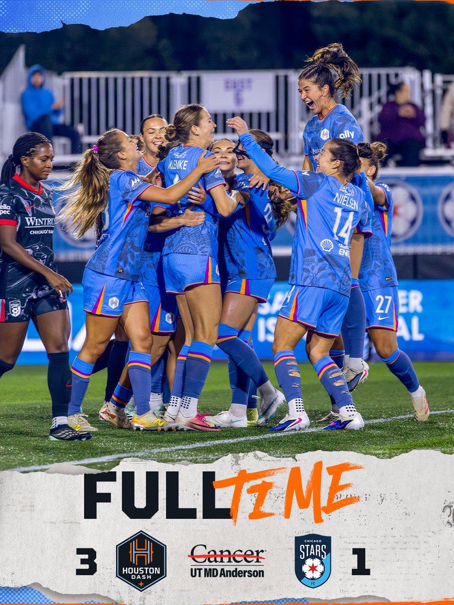 HoustonDash's tweet photo. Three points for our last match on the road ✅

@UTMDAnderson https://t.co/PDggZoTtlw