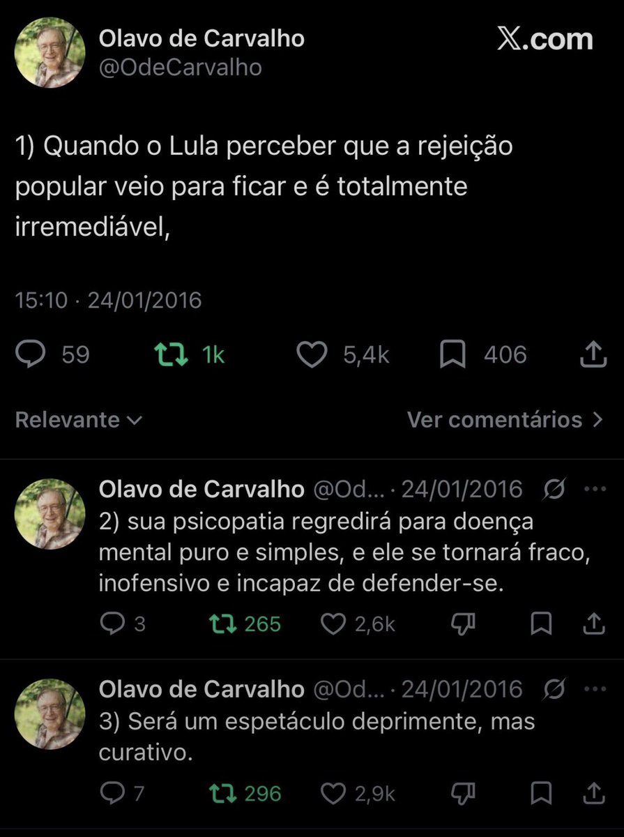 IncOtavio's tweet photo. Engraçado que o Olavo, mesmo já falecido, conseguiu comentar sobre esse debate, e a Marielle? Falou alguma coisa? https://t.co/NVd61TahTX