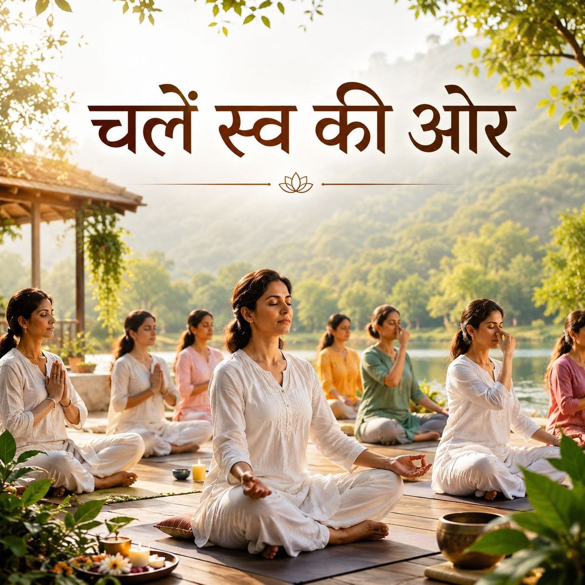 AmdAshram's tweet photo. Sant Shri Asharamji Bapu के मार्गदर्शन में विद्यार्थियों के लिए प्रति वर्ष दिवाली अनुष्ठान शिविर का आयोजन मोटेरा, अहमदाबाद आश्रम में किया जाता है। इसमें योग, ध्यान, एकाग्रता, भारतीय संस्कृति का ज्ञान व नैतिक मूल्यों सहित ङंSamagra Vikas की कुंजियाँ दी जाती हैं।
#MeditationCamps https://t.co/ZGGabwbb6s