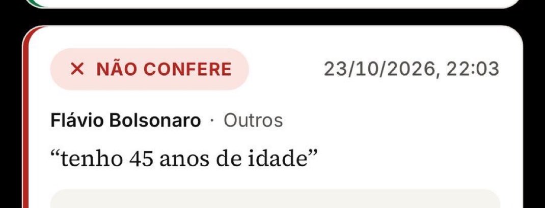 pegoncalves's tweet photo. Caralho, nem a idade ele consegue falar com verdade https://t.co/h9UGvX8Zjj
