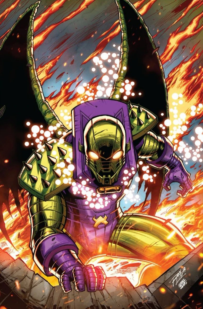 DT2ComicsChat's tweet photo. Annihilus.

Not only did they take the word "annihilation" and form it into something that could be taken seriously,

BUT ALSO

he has classic Lucifer complex. 
He wants to be so much more than he is, he wants to rule over worlds that don't belong to him, he wants to impose his will everywhere.