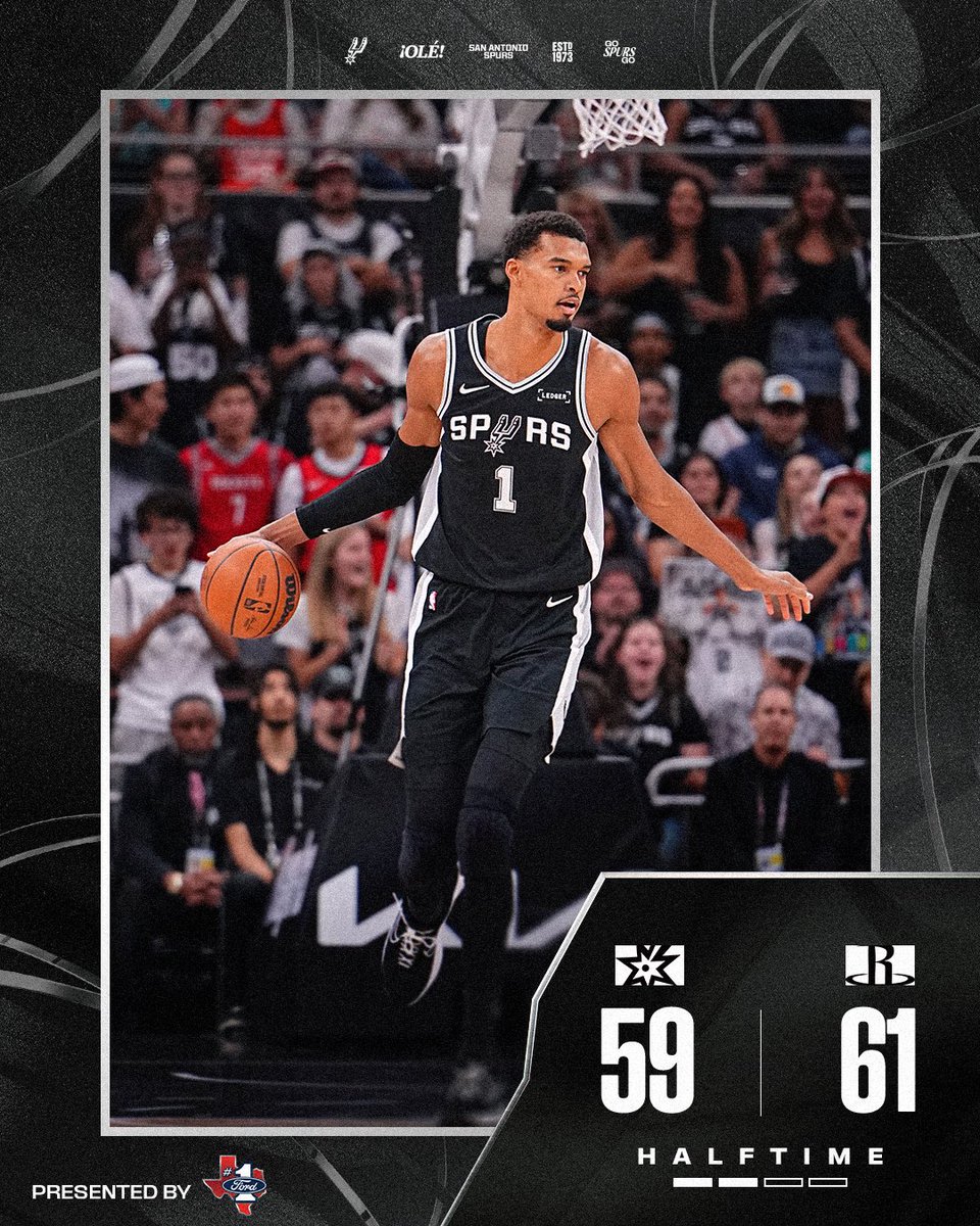 spurs's tweet photo. Back after the break!

@TXFordDealers | #PorVida https://t.co/54mqurY8EF