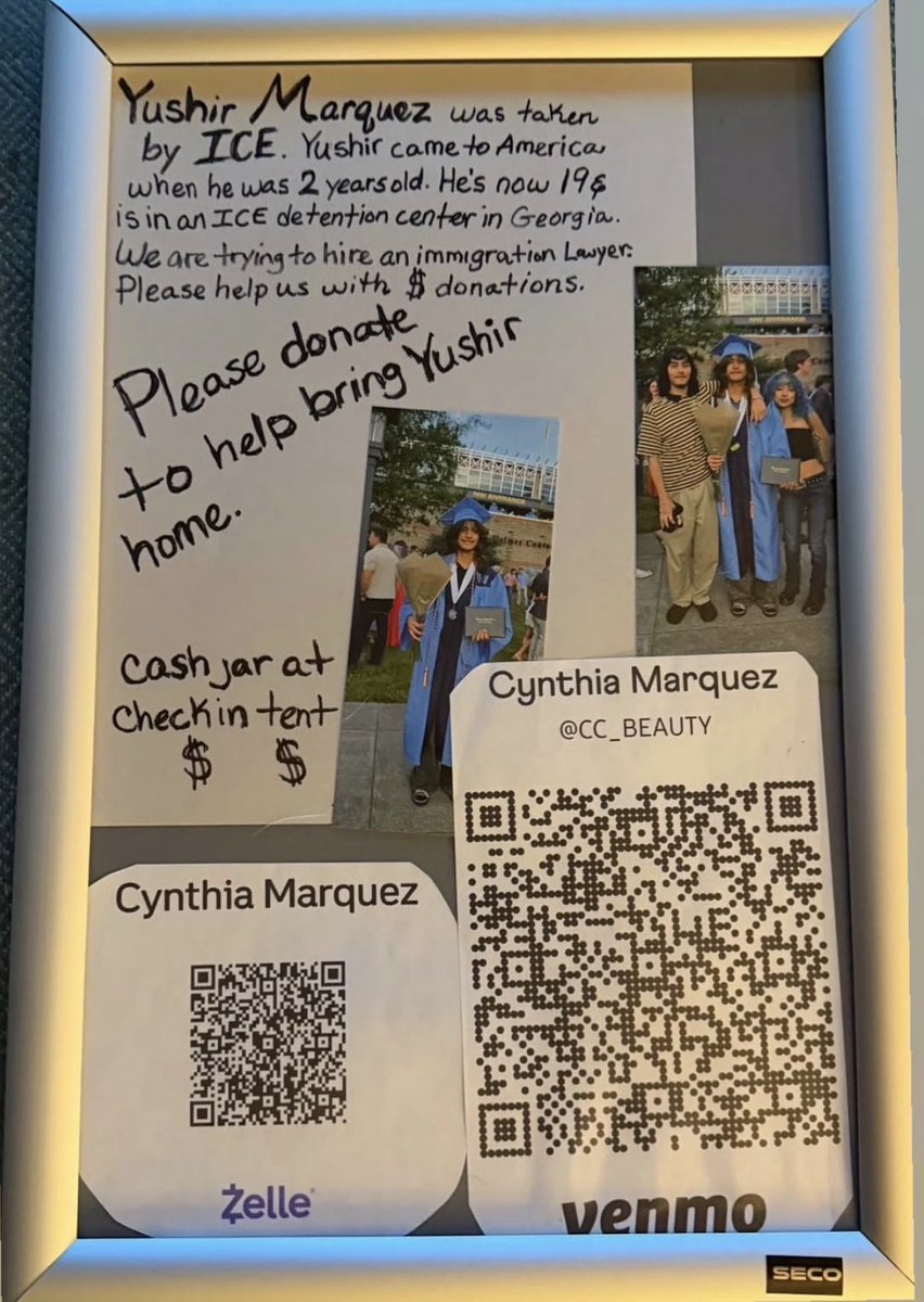 cannibalindsm's tweet photo. I am beyond distraught to share the news that one of my sister's friends has been taken by ICE and his family needs help in raising money to hire an immigration lawyer. The Marquez family gave me permission to share here. Anything helps. https://t.co/EopixdqYRy